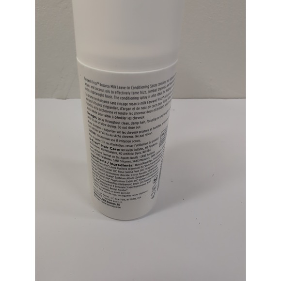 BRIOGEO FAREWELL FRIZZ Rosarco Milk Leave-in Condition Spray 5oz/147mL FULL SZ - Picture 3 of 3